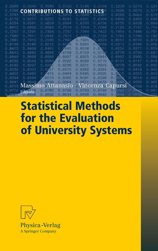 Statistical Methods for the Evaluation of University Systems