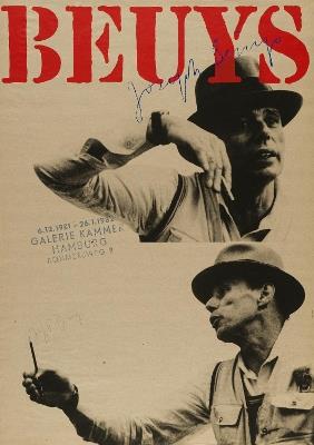 Joseph Beuys Posters - Rene Spiegelberger,Claus Von Der Osten - cover