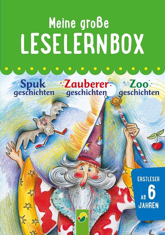 Meine große Leselernbox: Spukgeschichten, Zauberergeschichten, Zoogeschichten - Anke Breitenborn,Marion Clausen,Oliver Bieber,Ilo Mörsdorf - ebook