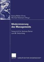 Modernisierung des Managements: Festschrift für Andreas Remer zum 60. Geburtstag