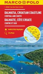 Croatia Dalmatian Coast Marco Polo Map