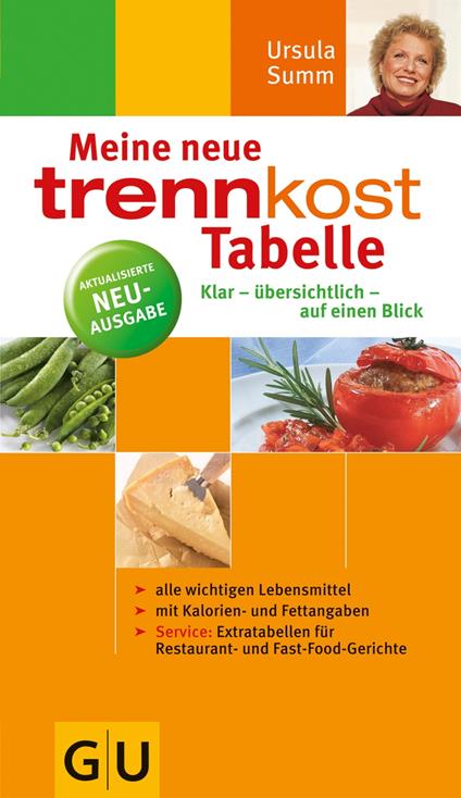 trennkost-Tabelle, Meine neue