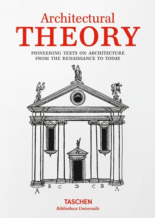 Architectural theory. Pioneering texts on architecture from the Renaissance to today - copertina