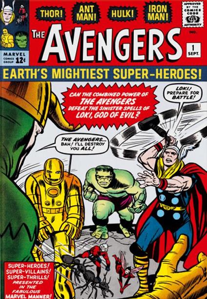 Marvel Comics library. Avengers. Vol. 1: 1963–1965 - Kurt Busiek,Kevin Feige - copertina