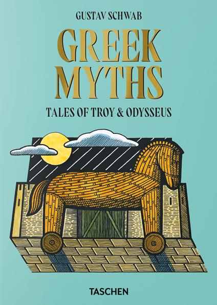 Greek myths - Gustav Schwab - copertina