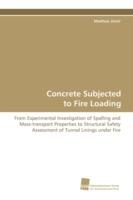 Concrete Subjected to Fire Loading - Matthias Zeiml - cover