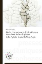 de la Competence Distinctive Au Transfert Technologique