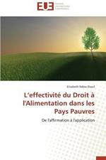 L Effectivit  Du Droit   l'Alimentation Dans Les Pays Pauvres