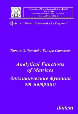 Analytical Functions of Matrices. - Tamara G Stryzhak - cover