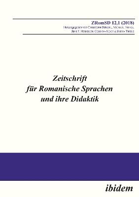 Zeitschrift f r Romanische Sprachen und ihre Didaktik. Heft 12.1 - cover