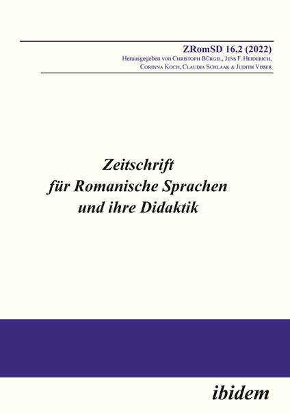 Zeitschrift für Romanische Sprachen und ihre Didaktik