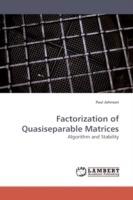 Factorization of Quasiseparable Matrices - Paul Johnson - cover