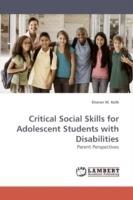 Critical Social Skills for Adolescent Students with Disabilities