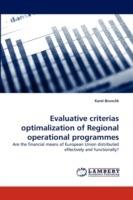 Evaluative criterias optimalization of Regional operational programmes