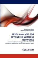 Apsen Analysis for Beyond 3g Wireless Networks - Muhammad Qadeer,Muhammad Humran Khan - cover