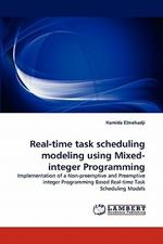 Real-Time Task Scheduling Modeling Using Mixed-Integer Programming