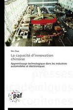 La Capacite D Innovation Chinoise