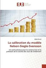 La calibration du modele nelson-siegle-svensson