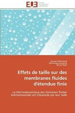 Effets de Taille Sur Des Membranes Fluides d' tendue Finie