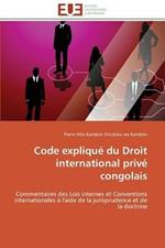 Code Expliqu  Du Droit International Priv  Congolais