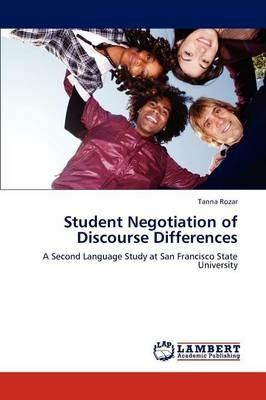 Student Negotiation of Discourse Differences - Tanna Rozar - cover