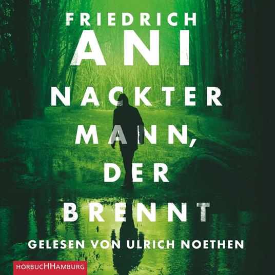 Nackter Mann, der brennt