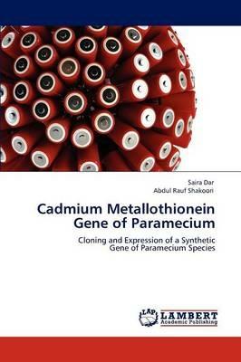 Cadmium Metallothionein Gene of Paramecium - Saira Dar,Abdul Rauf Shakoori - cover