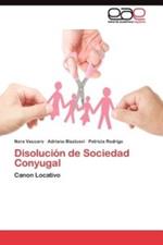 Disolucion de Sociedad Conyugal