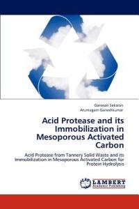 Acid Protease and its Immobilization in Mesoporous Activated Carbon - Ganesan Sekaran,Arumugam Ganeshkumar - cover