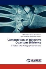 Computation of Detective Quantum Efficiency