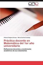 Practica docente en Matematica del 1er ano universitario