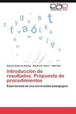 Introduccion de Resultados. Propuesta de Procedimientos