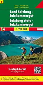 Land Salzburg Salzkammergut 1:200.000