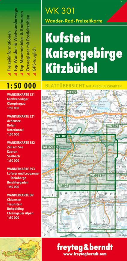 Kufstein 1:50.000 - copertina