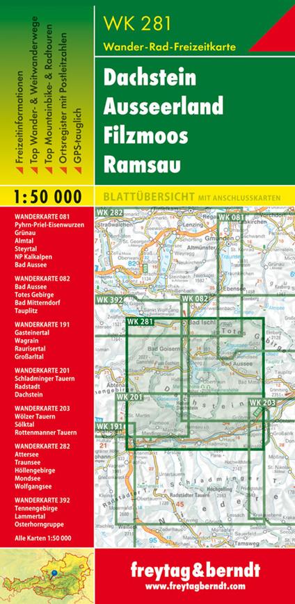 Dachstein 1:50.000 - copertina