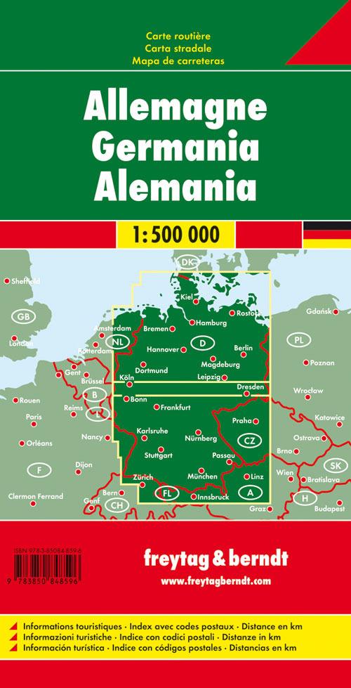 Germania 1:500.000 - copertina