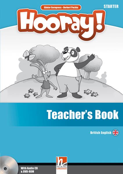  Hooray! Let's play! Starter. Teacher's book. Con CD-Audio -  Herbert Puchta, Günter Gerngross - copertina