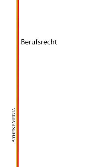 Berufsrecht