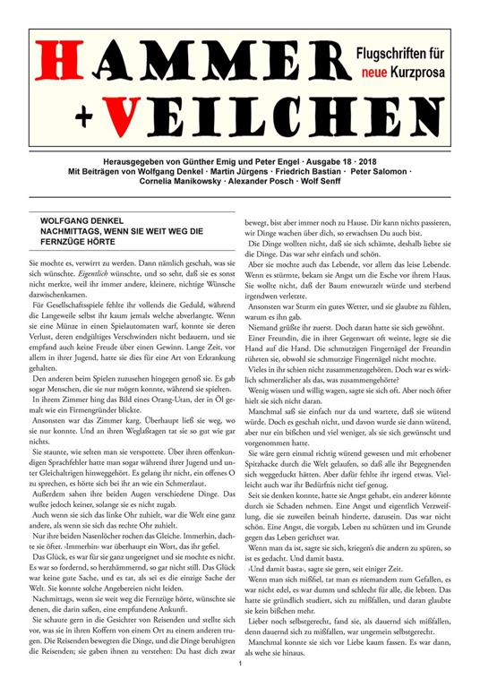 Hammer + Veilchen Nr. 18