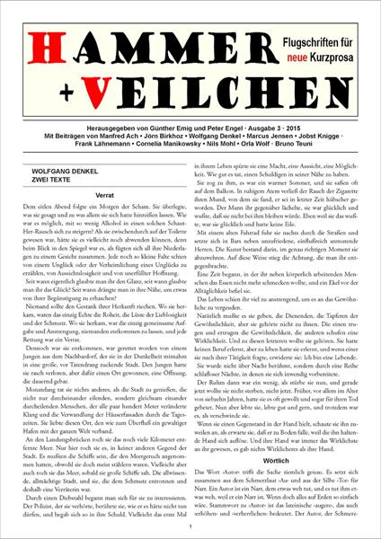 Hammer + Veilchen Nr. 3