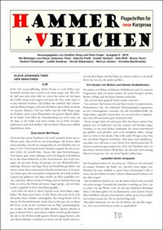 Hammer + Veilchen Nr. 6