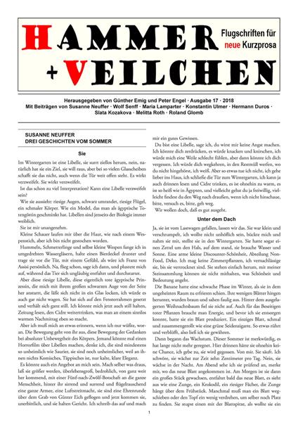 Hammer + Veilchen Nr. 17