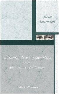 Diario di un cameriere - Johann Lerchenwald - copertina