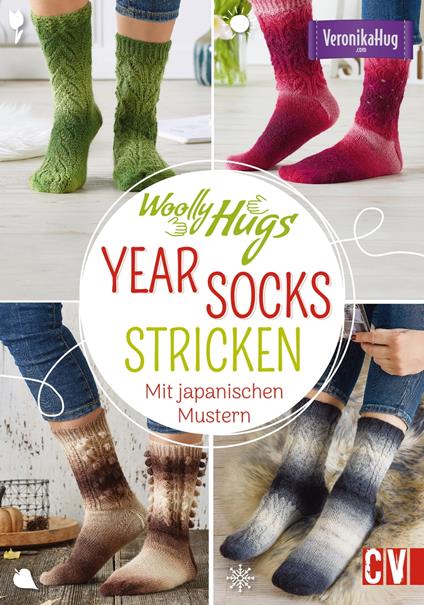 Woolly Hugs YEAR-Socks stricken