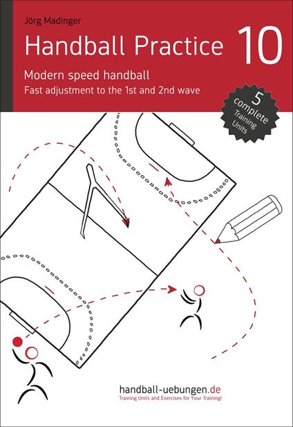 Handball Practice 10 - Modern speed handball: Fast adjustment to the 1st and 2nd wave