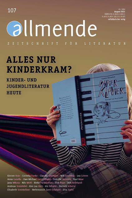 107. Ausgabe der allmende – Zeitschrift für Literatur