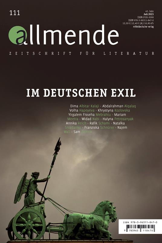 Allmende 111 – Zeitschrift für Literatur