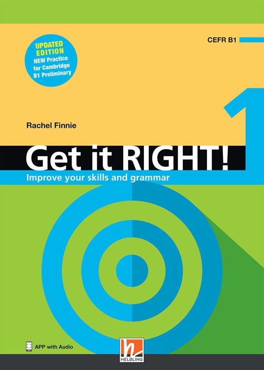 Get it right ! Improve your Skills Versione internazionale. Level 1: Student's book. Nuova ediz. Con app. Con CD-Audio - Rachel Finnie - copertina