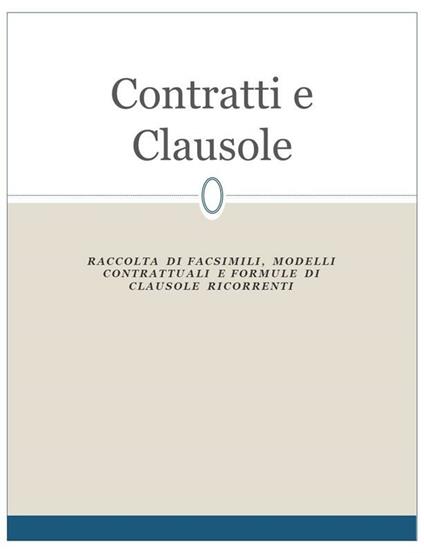 Contratti e clausole - Studium Legis - ebook