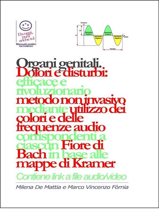 Organi genitali - Dolori e disturbi: rivoluzionario ed efficace metodo non invasivo mediante l'utilizzo dei colori e delle frequenze corrispondenti a ciascun Fiore di Bach in base alle mappe di Kramer. - Milena De Mattia,Fomia Marco - ebook